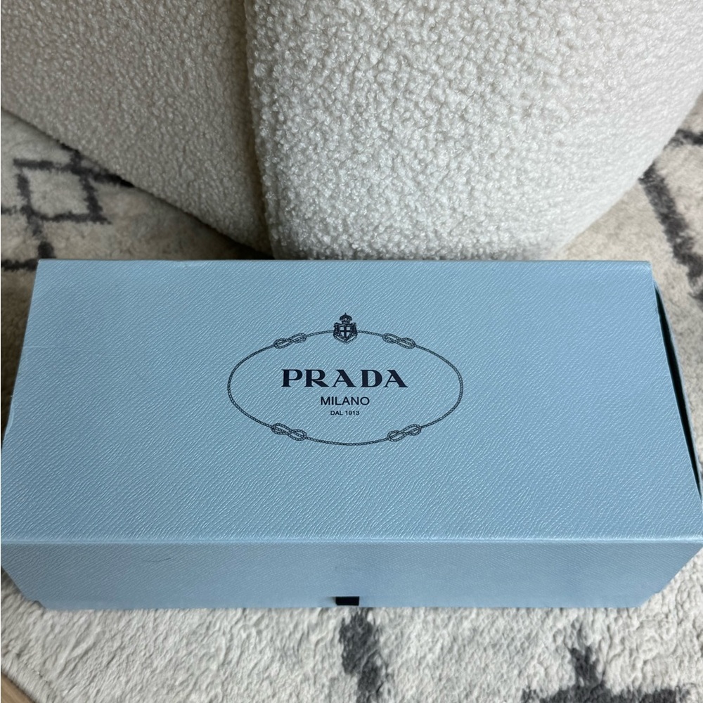 PRADA Canvas Colorblock Pattern flats 9.5 - Picture 9 of 9